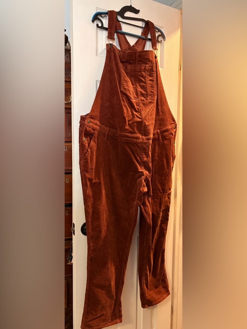 Sonoma Rust Corduroy Women’s Overalls - Casual Workwear
